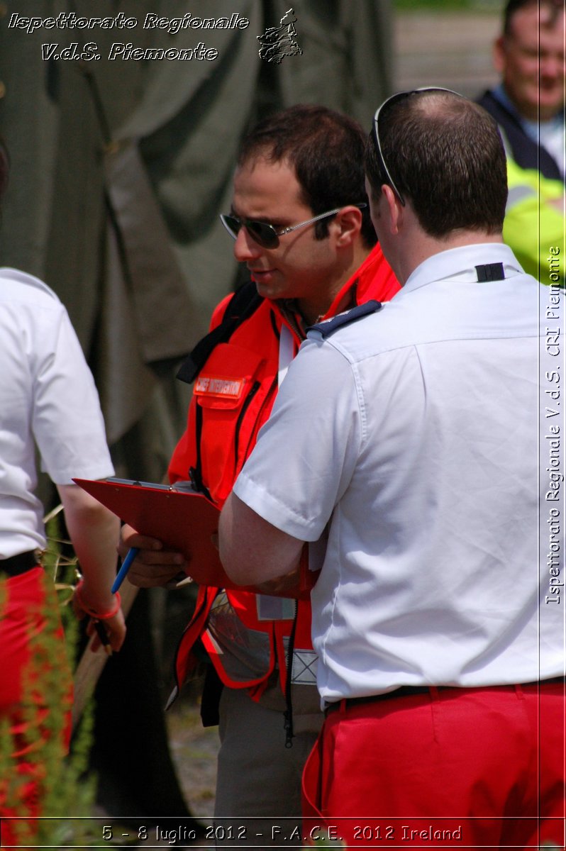 5 - 8 luglio - F.A.C.E. 2012 Ireland - Croce Rossa Italiana - Ispettorato Regionale Volontari del Soccorso del Piemonte