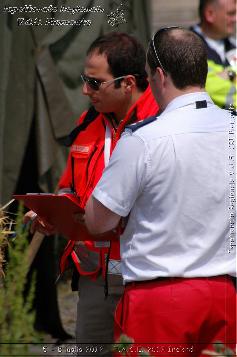 5 - 8 luglio - F.A.C.E. 2012 Ireland - Croce Rossa Italiana - Ispettorato Regionale Volontari del Soccorso del Piemonte