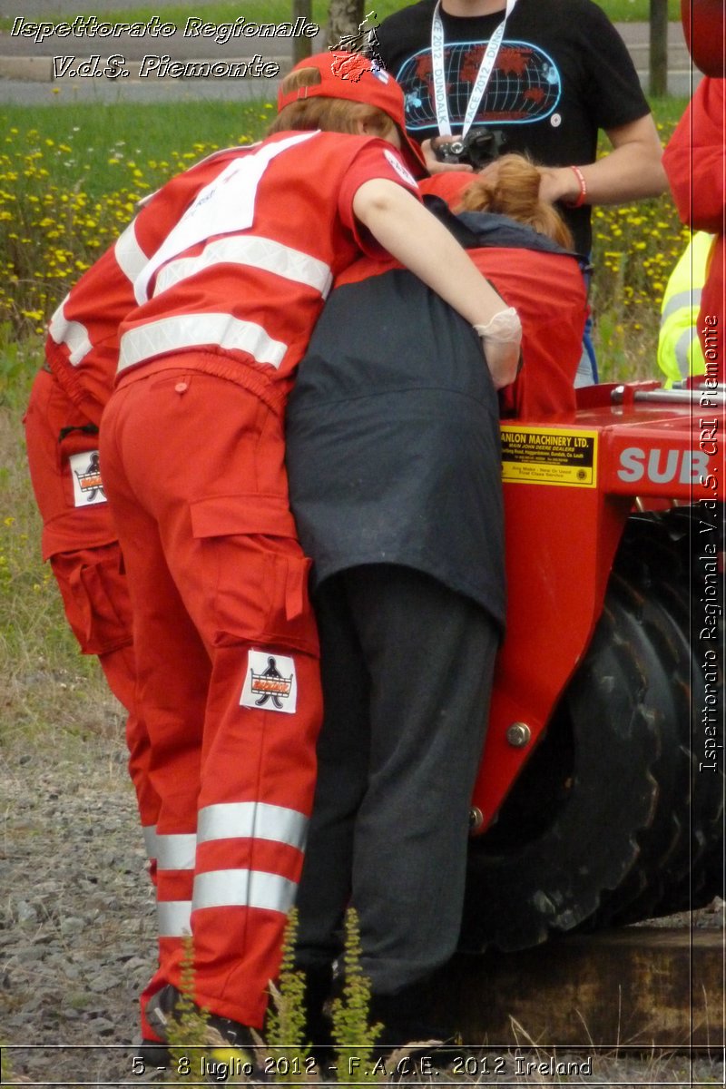 5 - 8 luglio - F.A.C.E. 2012 Ireland - Croce Rossa Italiana - Ispettorato Regionale Volontari del Soccorso del Piemonte