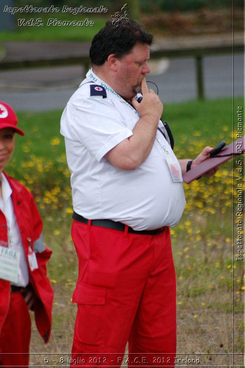 5 - 8 luglio - F.A.C.E. 2012 Ireland - Croce Rossa Italiana - Ispettorato Regionale Volontari del Soccorso del Piemonte