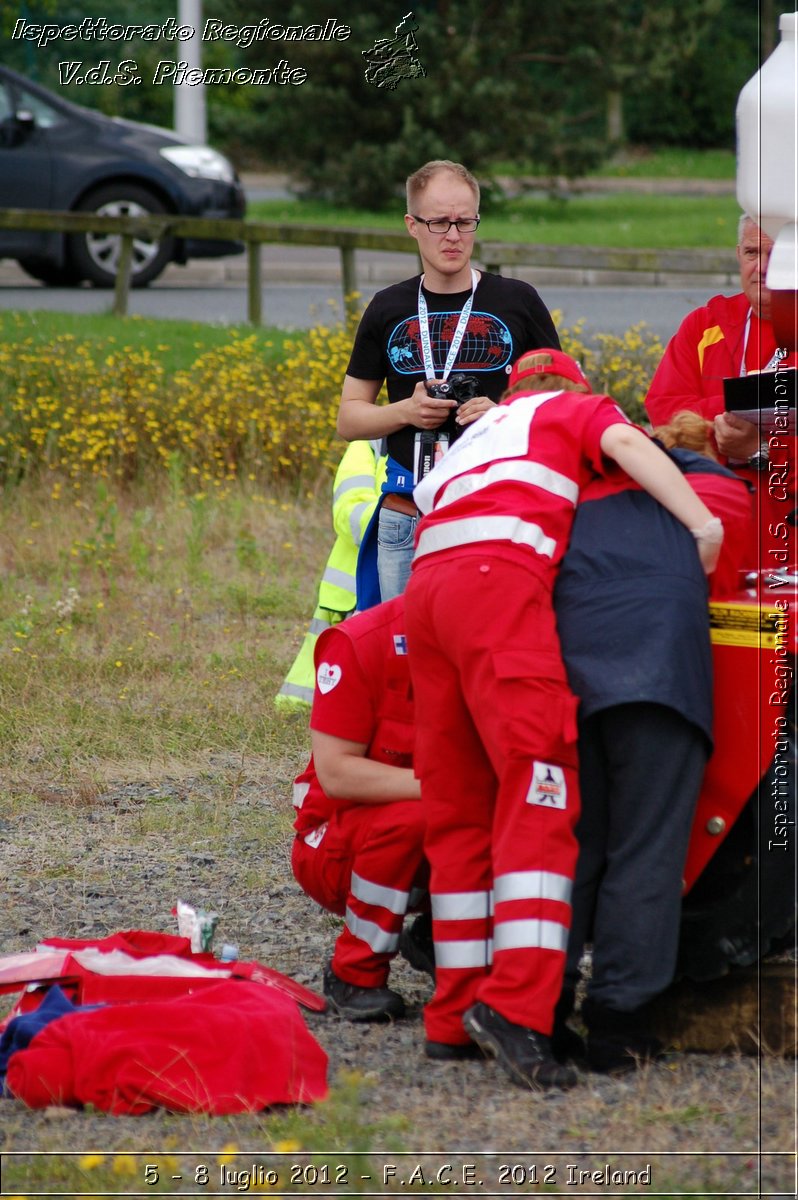 5 - 8 luglio - F.A.C.E. 2012 Ireland - Croce Rossa Italiana - Ispettorato Regionale Volontari del Soccorso del Piemonte