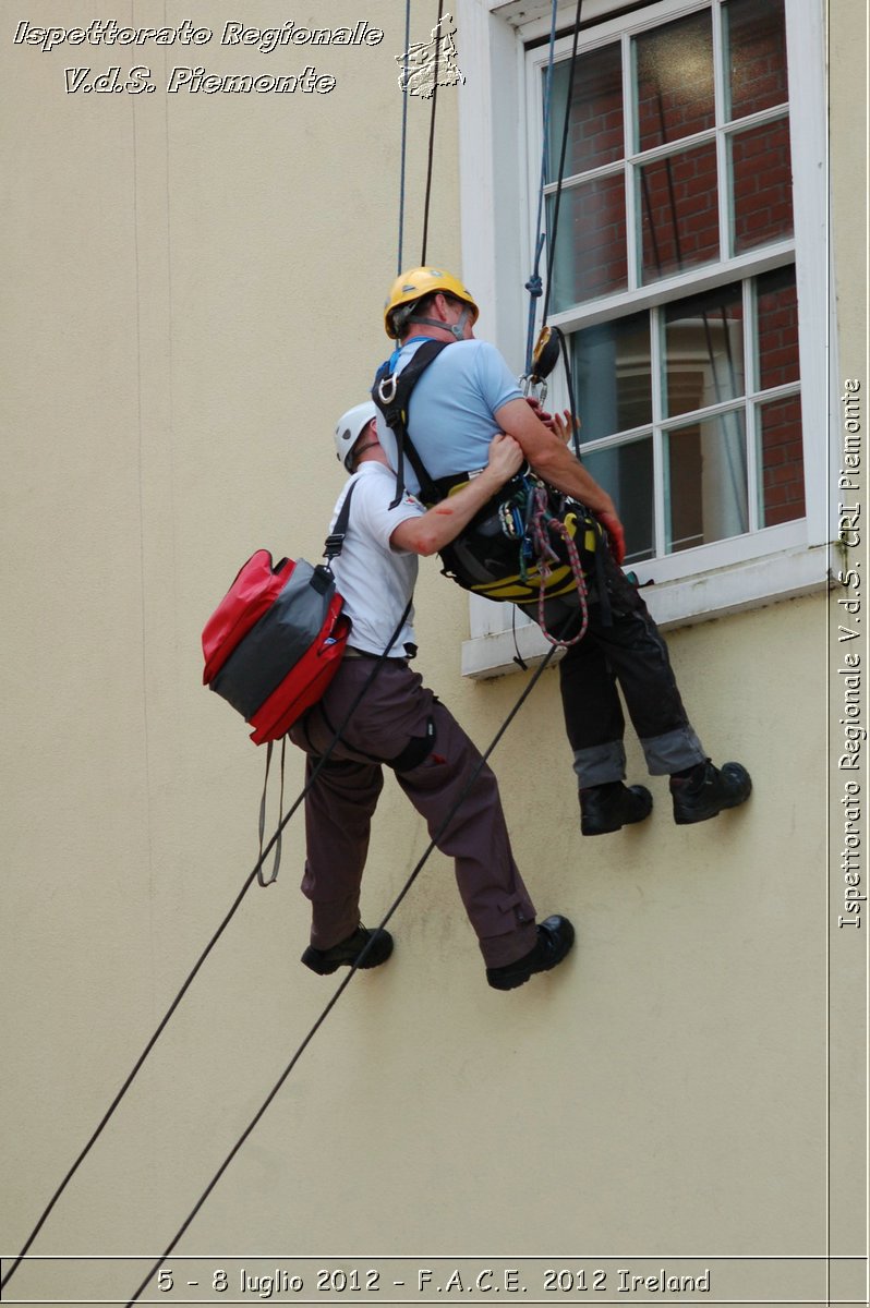 5 - 8 luglio - F.A.C.E. 2012 Ireland - Croce Rossa Italiana - Ispettorato Regionale Volontari del Soccorso del Piemonte