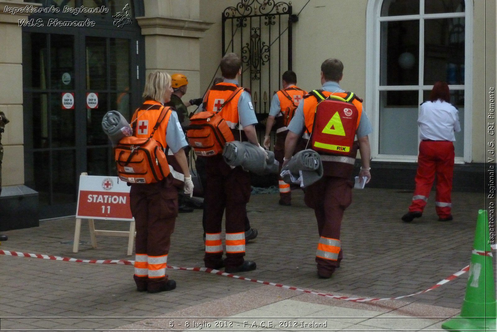 5 - 8 luglio - F.A.C.E. 2012 Ireland - Croce Rossa Italiana - Ispettorato Regionale Volontari del Soccorso del Piemonte