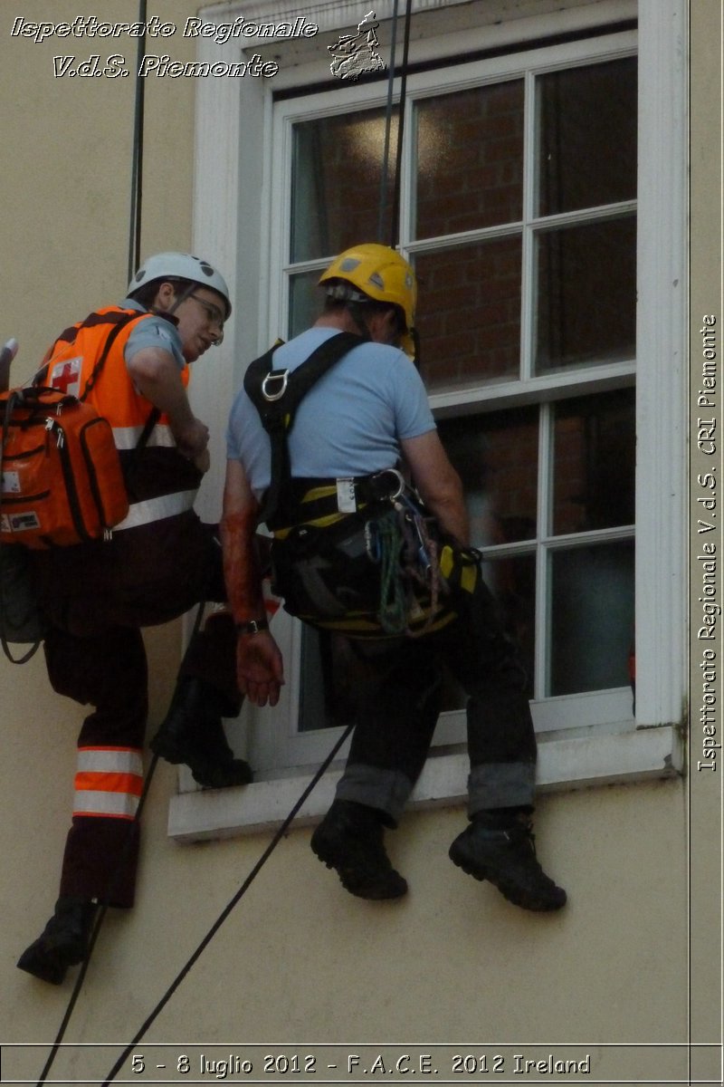 5 - 8 luglio - F.A.C.E. 2012 Ireland - Croce Rossa Italiana - Ispettorato Regionale Volontari del Soccorso del Piemonte