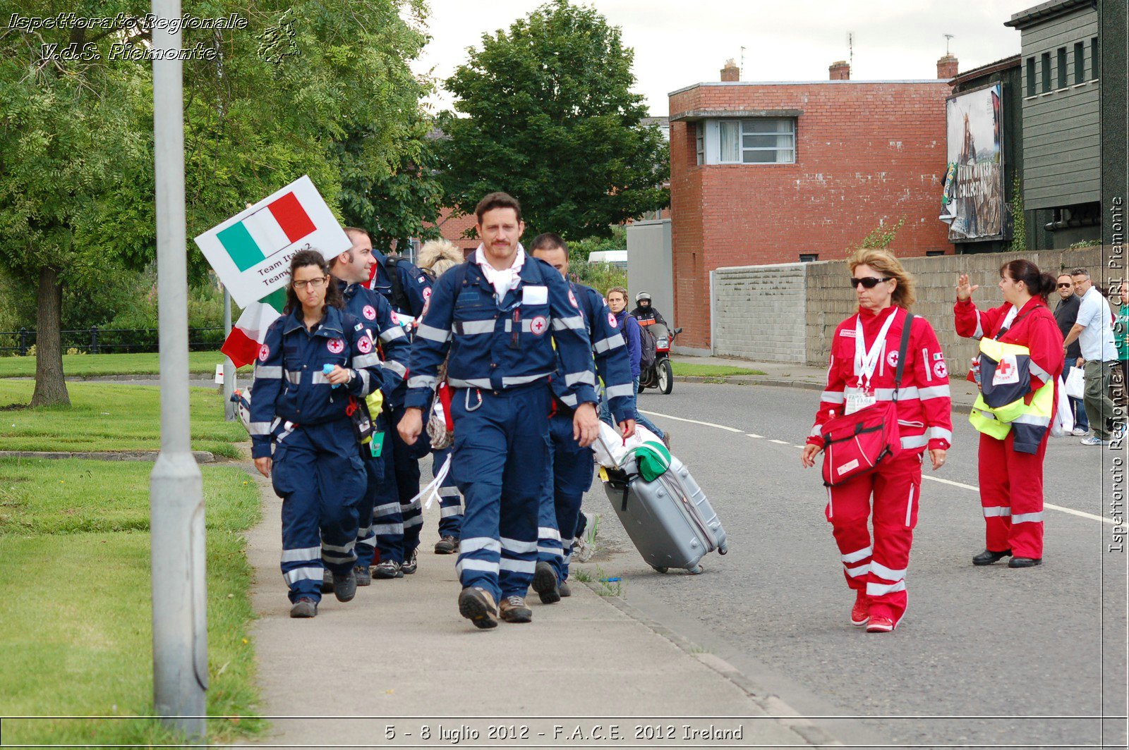 5 - 8 luglio - F.A.C.E. 2012 Ireland - Croce Rossa Italiana - Ispettorato Regionale Volontari del Soccorso del Piemonte