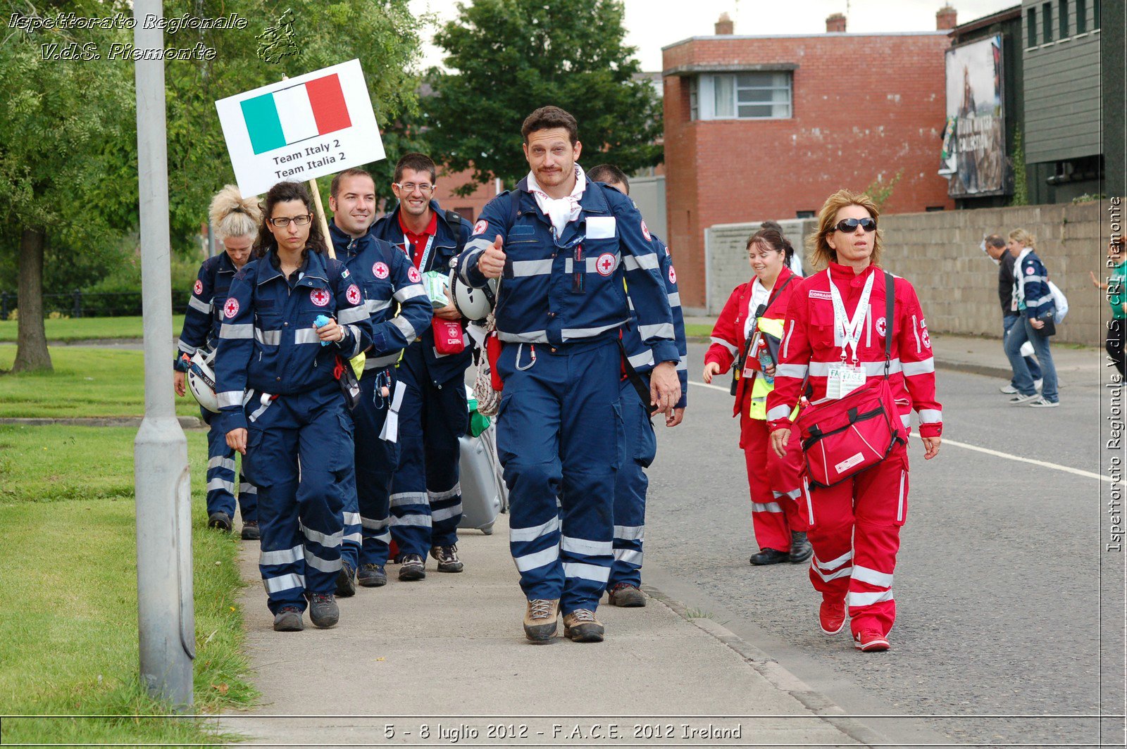 5 - 8 luglio - F.A.C.E. 2012 Ireland - Croce Rossa Italiana - Ispettorato Regionale Volontari del Soccorso del Piemonte