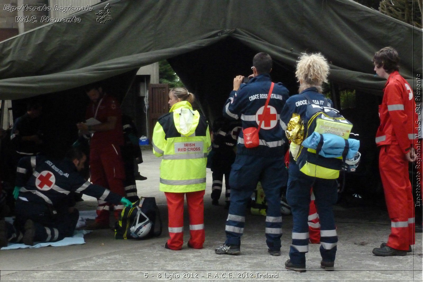 5 - 8 luglio - F.A.C.E. 2012 Ireland - Croce Rossa Italiana - Ispettorato Regionale Volontari del Soccorso del Piemonte