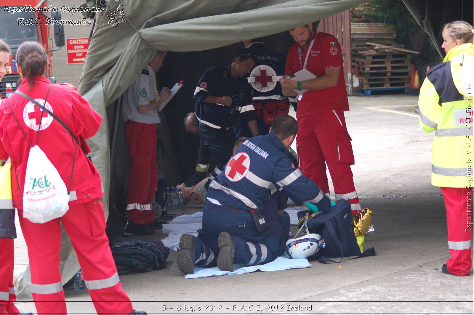 5 - 8 luglio - F.A.C.E. 2012 Ireland - Croce Rossa Italiana - Ispettorato Regionale Volontari del Soccorso del Piemonte