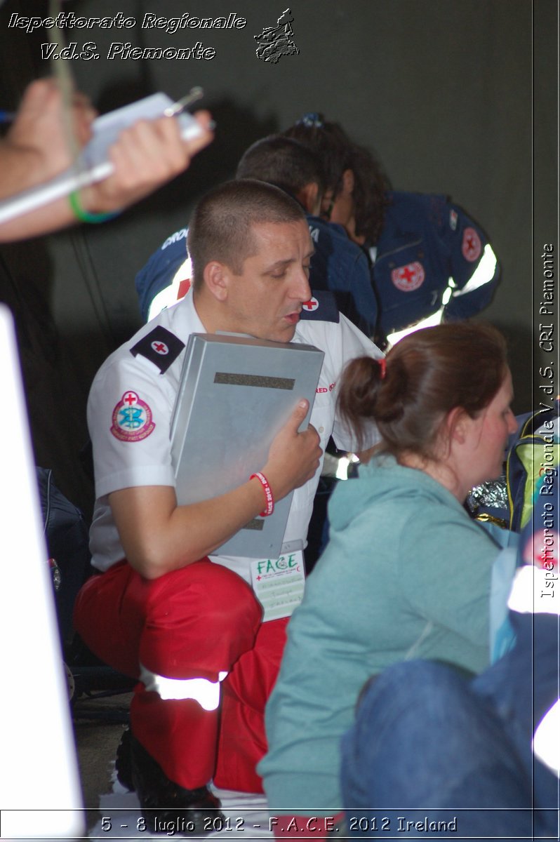 5 - 8 luglio - F.A.C.E. 2012 Ireland - Croce Rossa Italiana - Ispettorato Regionale Volontari del Soccorso del Piemonte