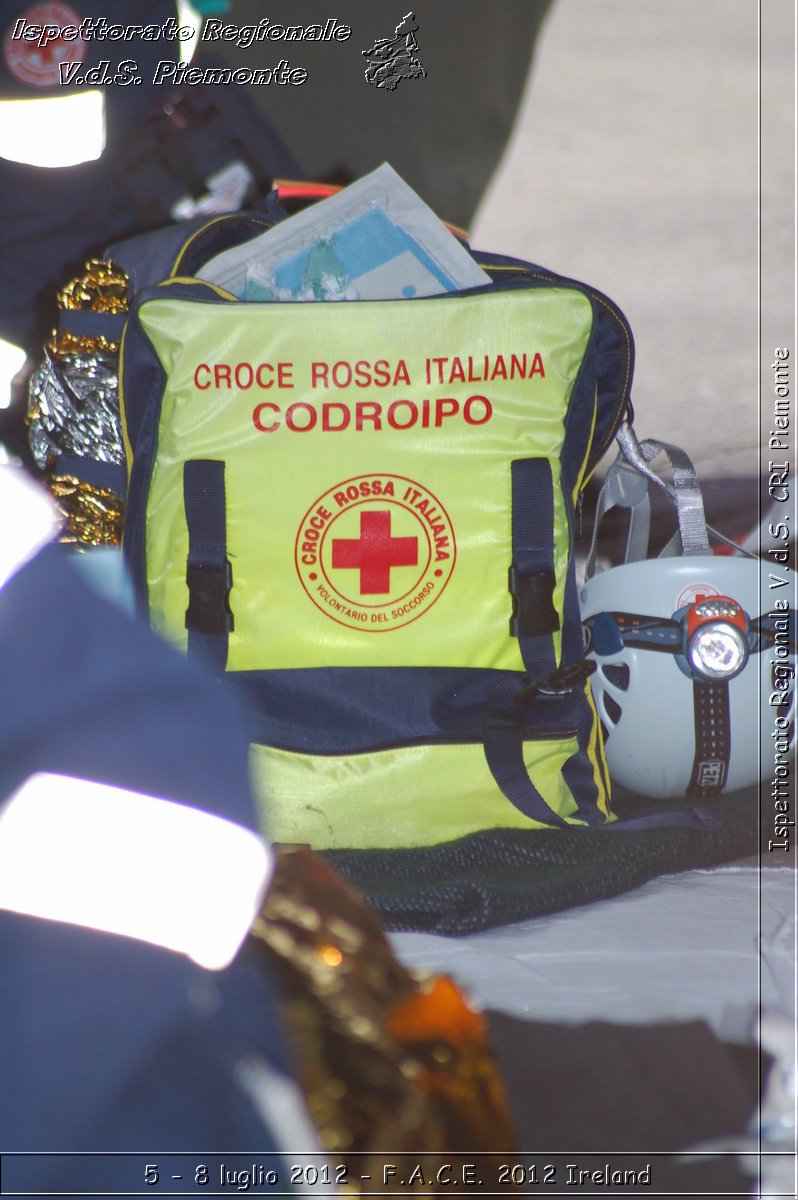 5 - 8 luglio - F.A.C.E. 2012 Ireland - Croce Rossa Italiana - Ispettorato Regionale Volontari del Soccorso del Piemonte