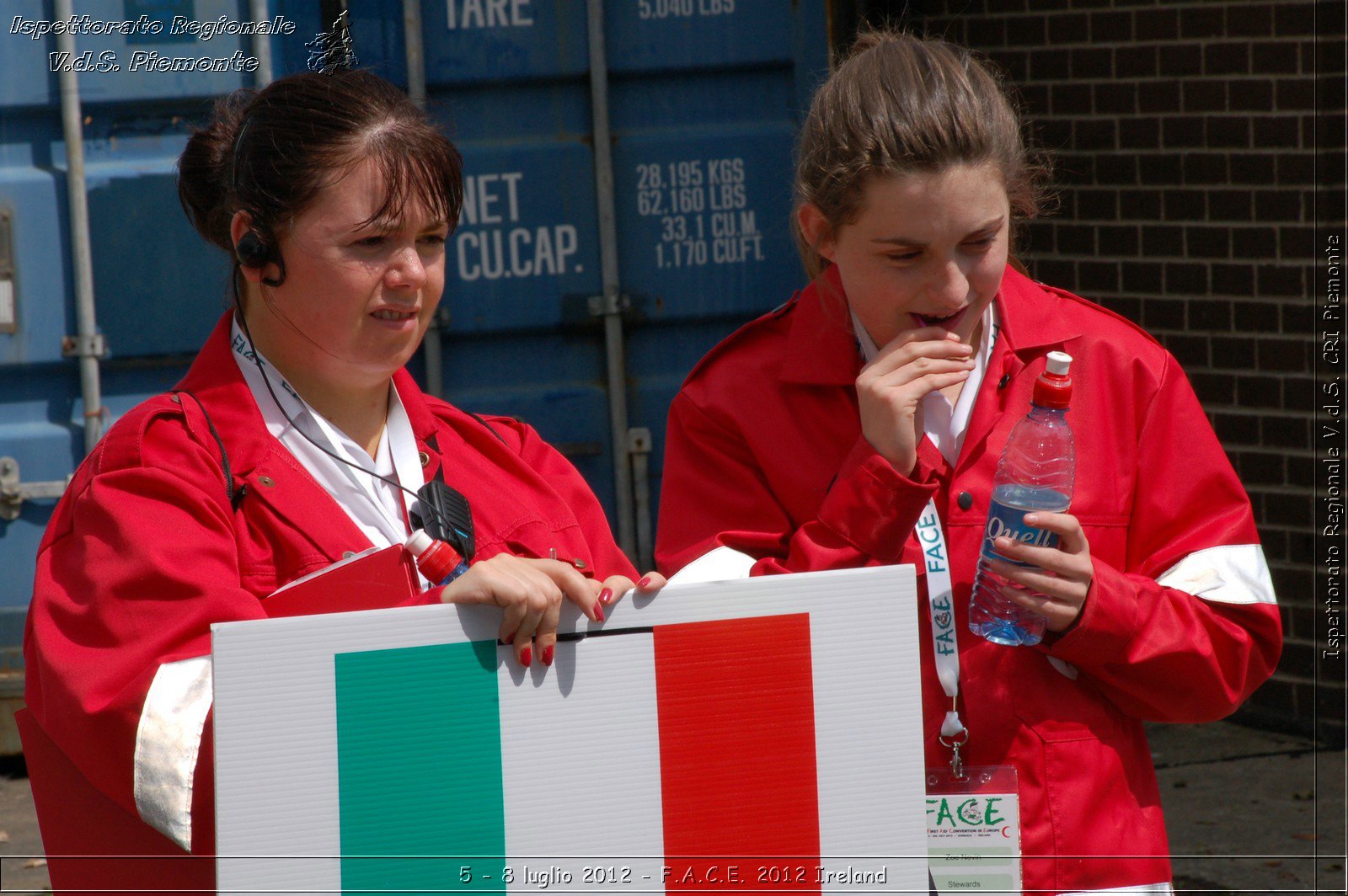 5 - 8 luglio - F.A.C.E. 2012 Ireland - Croce Rossa Italiana - Ispettorato Regionale Volontari del Soccorso del Piemonte