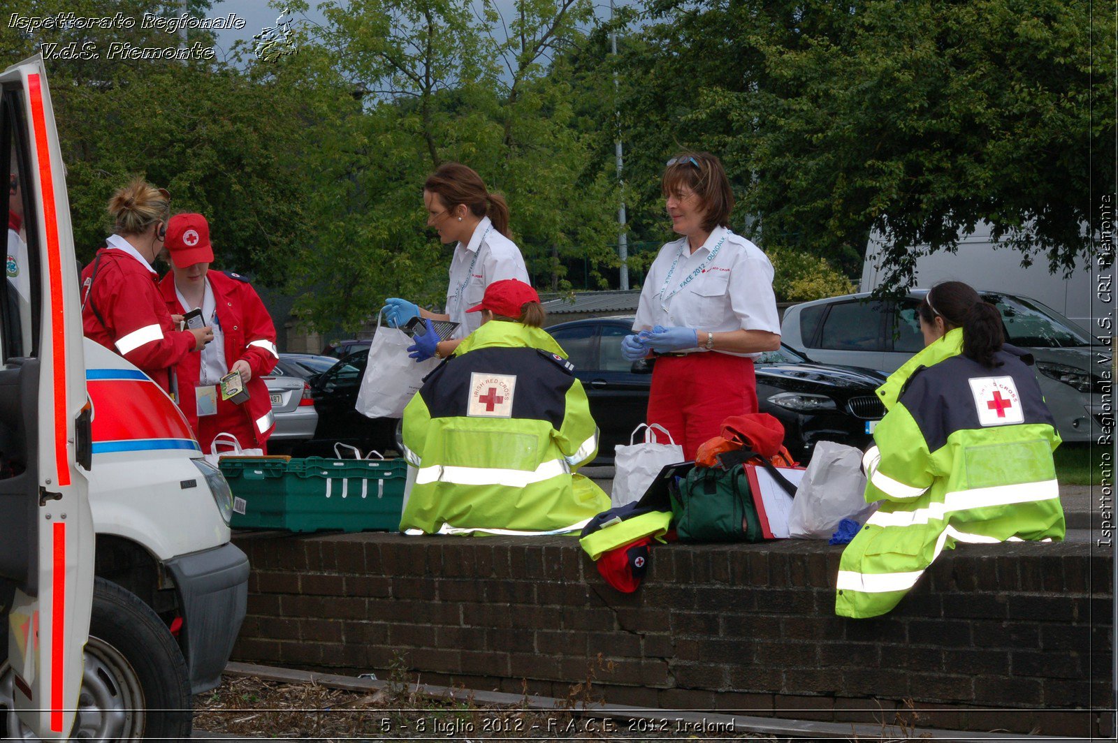 5 - 8 luglio - F.A.C.E. 2012 Ireland - Croce Rossa Italiana - Ispettorato Regionale Volontari del Soccorso del Piemonte