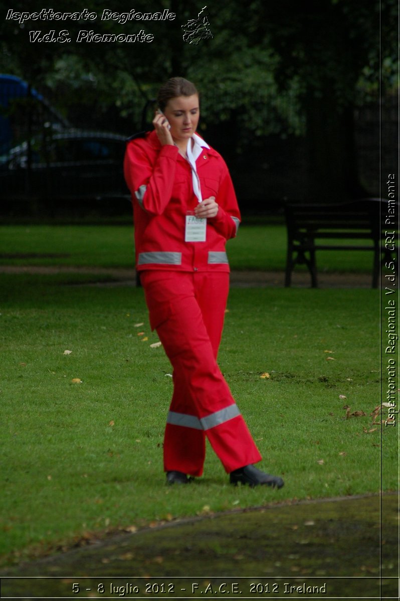 5 - 8 luglio - F.A.C.E. 2012 Ireland - Croce Rossa Italiana - Ispettorato Regionale Volontari del Soccorso del Piemonte