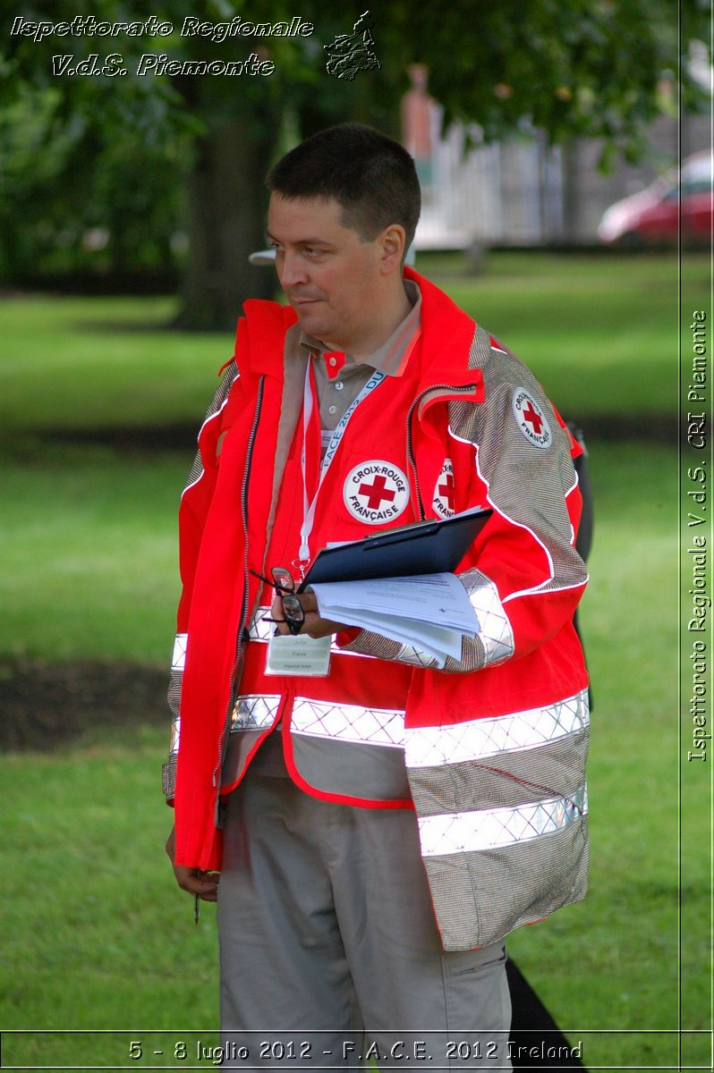 5 - 8 luglio - F.A.C.E. 2012 Ireland - Croce Rossa Italiana - Ispettorato Regionale Volontari del Soccorso del Piemonte