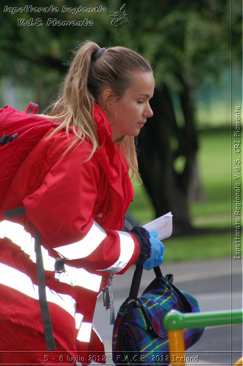 5 - 8 luglio - F.A.C.E. 2012 Ireland - Croce Rossa Italiana - Ispettorato Regionale Volontari del Soccorso del Piemonte