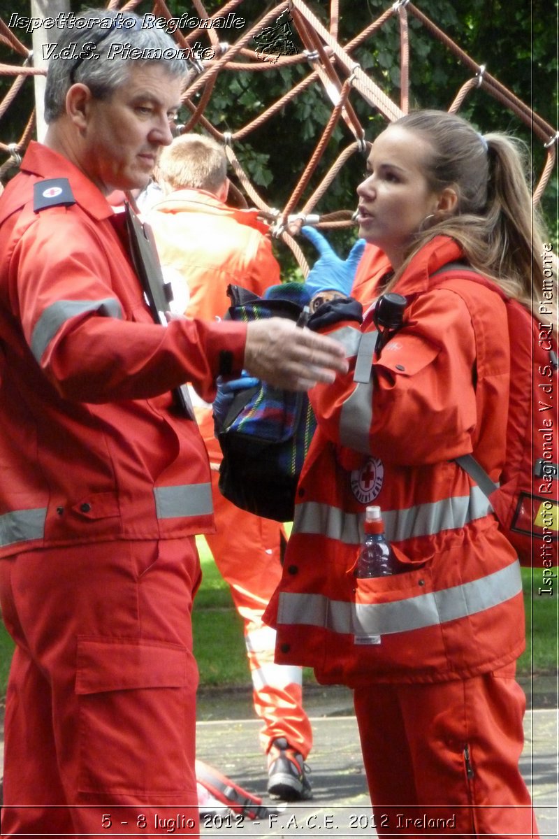 5 - 8 luglio - F.A.C.E. 2012 Ireland - Croce Rossa Italiana - Ispettorato Regionale Volontari del Soccorso del Piemonte