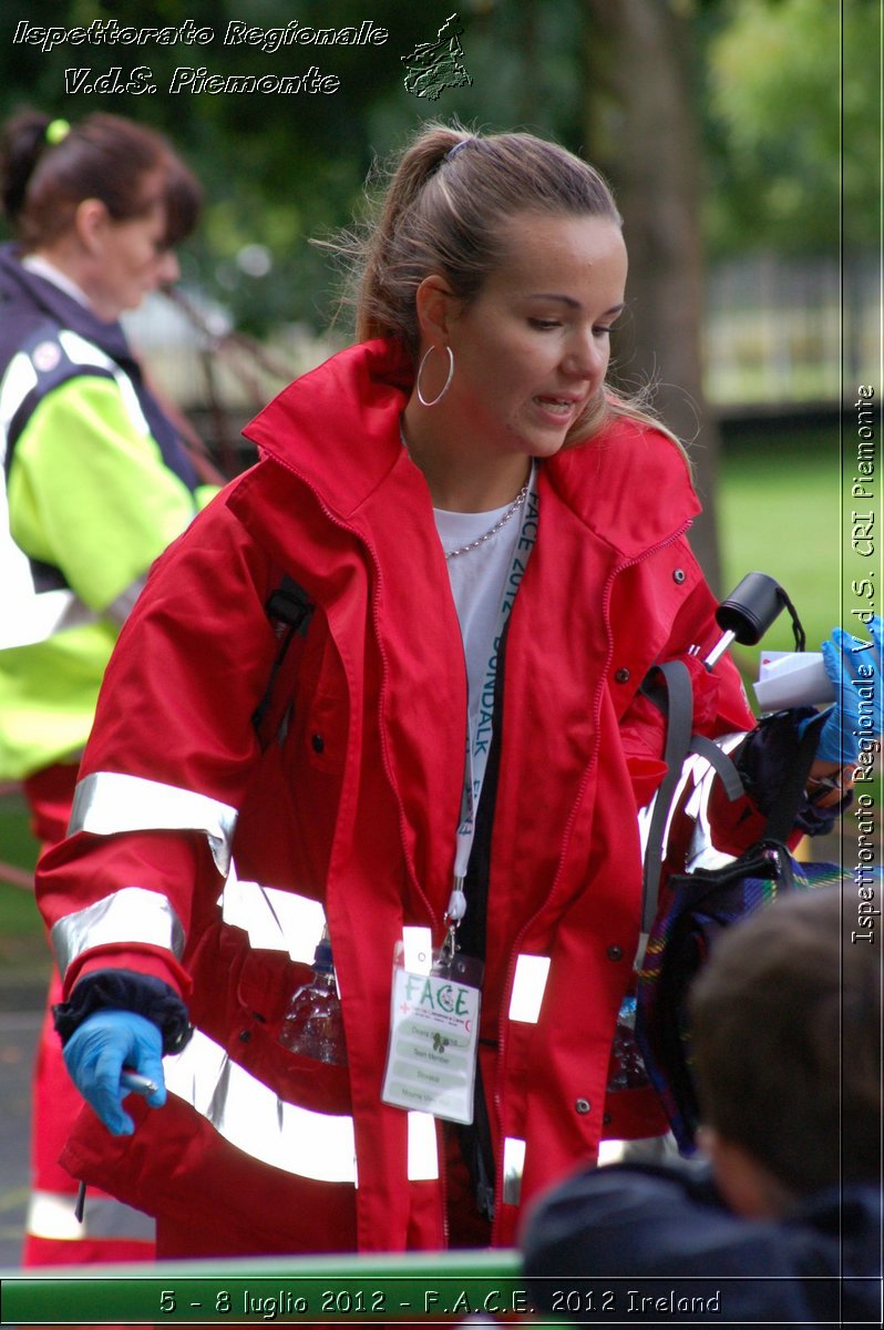 5 - 8 luglio - F.A.C.E. 2012 Ireland - Croce Rossa Italiana - Ispettorato Regionale Volontari del Soccorso del Piemonte