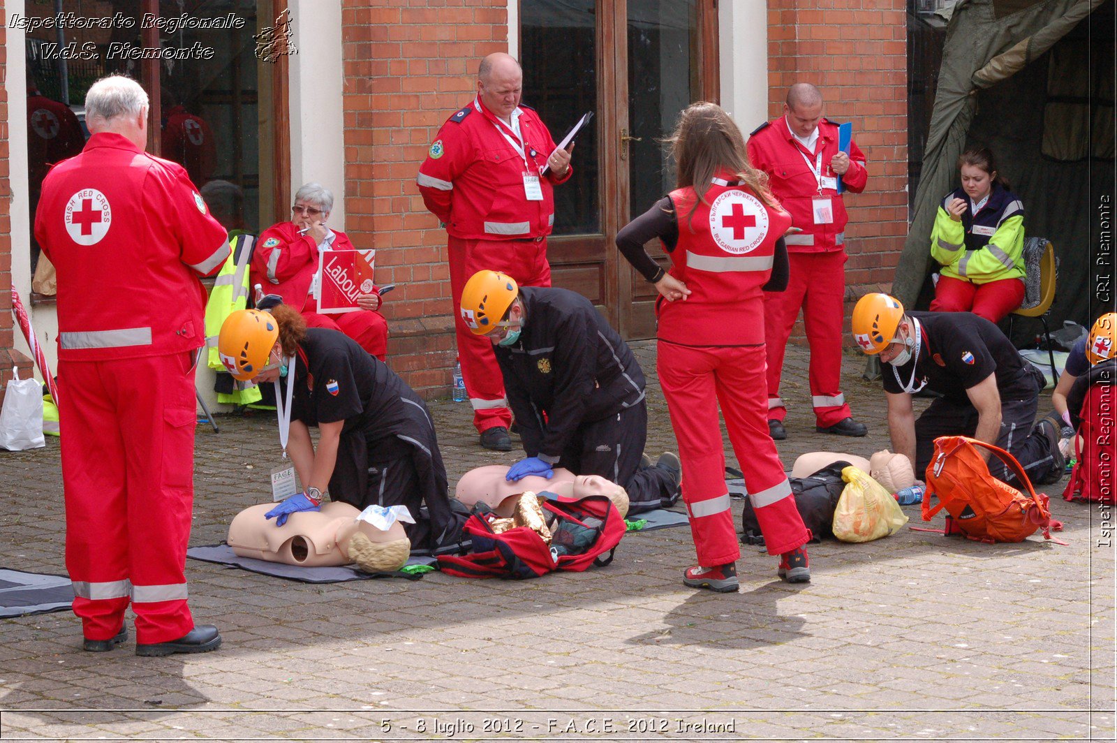 5 - 8 luglio - F.A.C.E. 2012 Ireland - Croce Rossa Italiana - Ispettorato Regionale Volontari del Soccorso del Piemonte