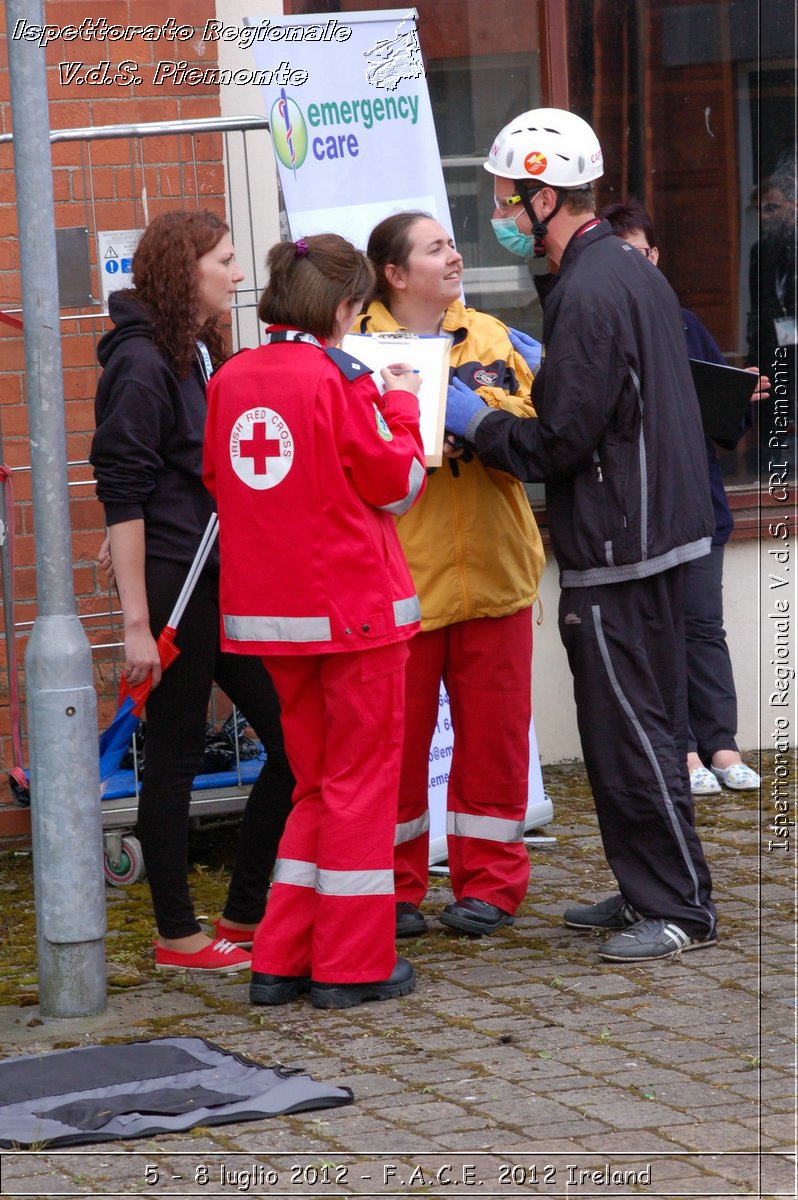 5 - 8 luglio - F.A.C.E. 2012 Ireland - Croce Rossa Italiana - Ispettorato Regionale Volontari del Soccorso del Piemonte