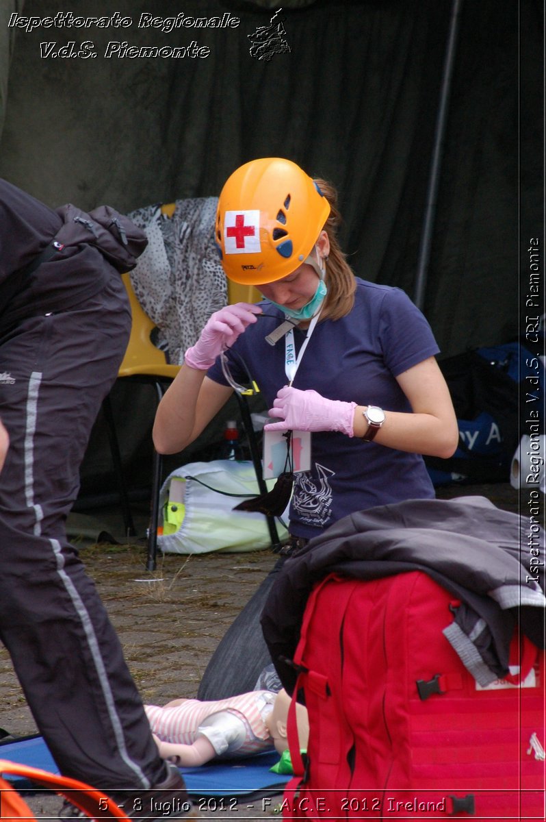 5 - 8 luglio - F.A.C.E. 2012 Ireland - Croce Rossa Italiana - Ispettorato Regionale Volontari del Soccorso del Piemonte