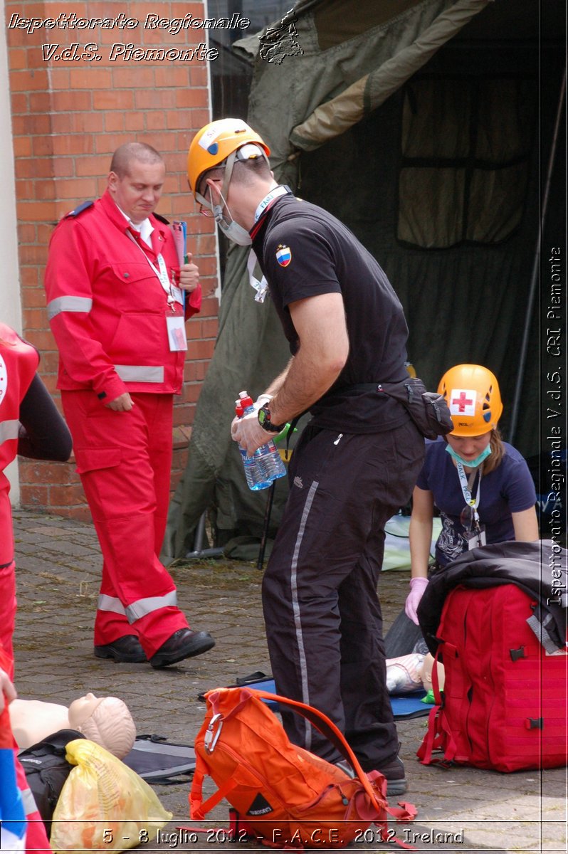 5 - 8 luglio - F.A.C.E. 2012 Ireland - Croce Rossa Italiana - Ispettorato Regionale Volontari del Soccorso del Piemonte