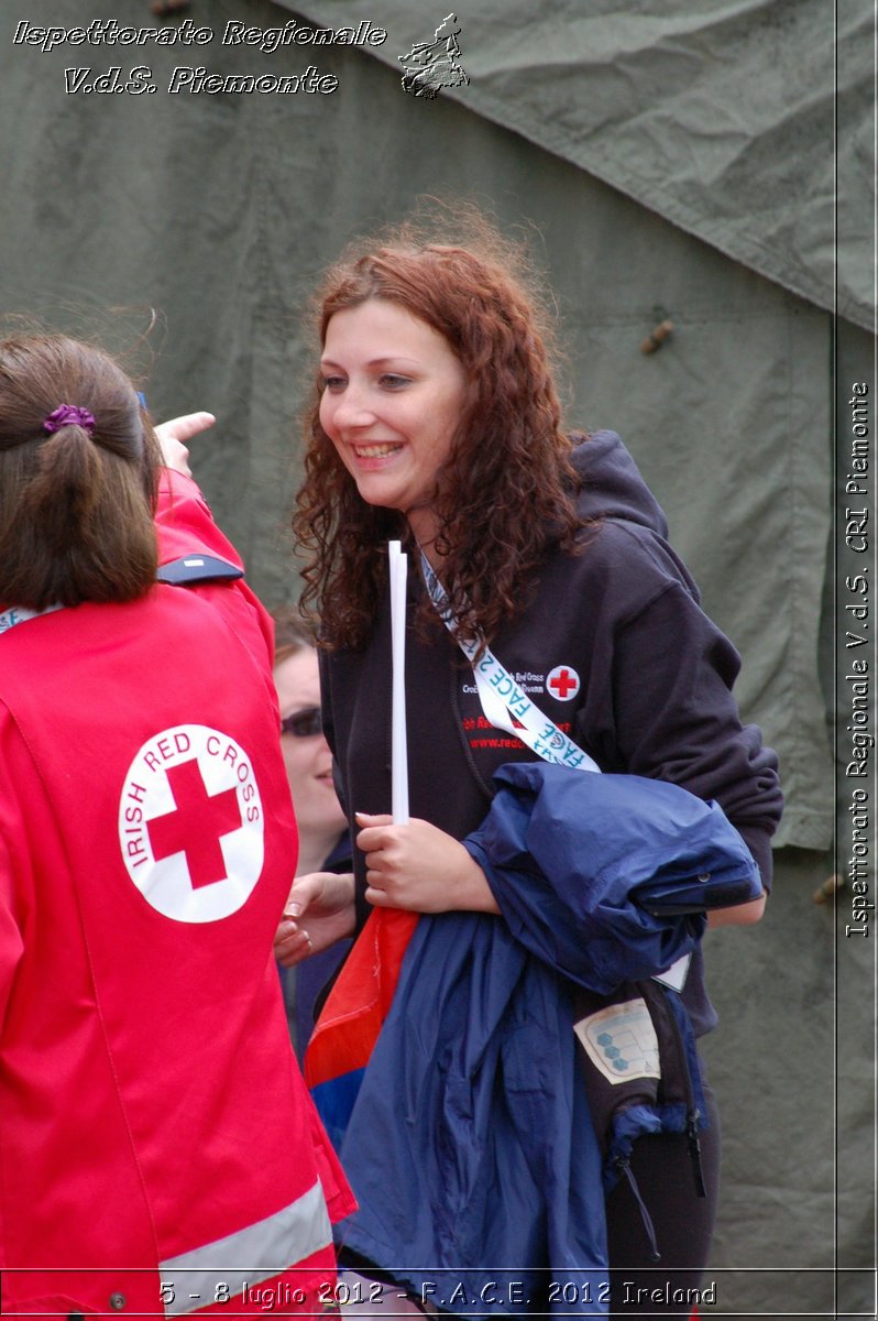 5 - 8 luglio - F.A.C.E. 2012 Ireland - Croce Rossa Italiana - Ispettorato Regionale Volontari del Soccorso del Piemonte