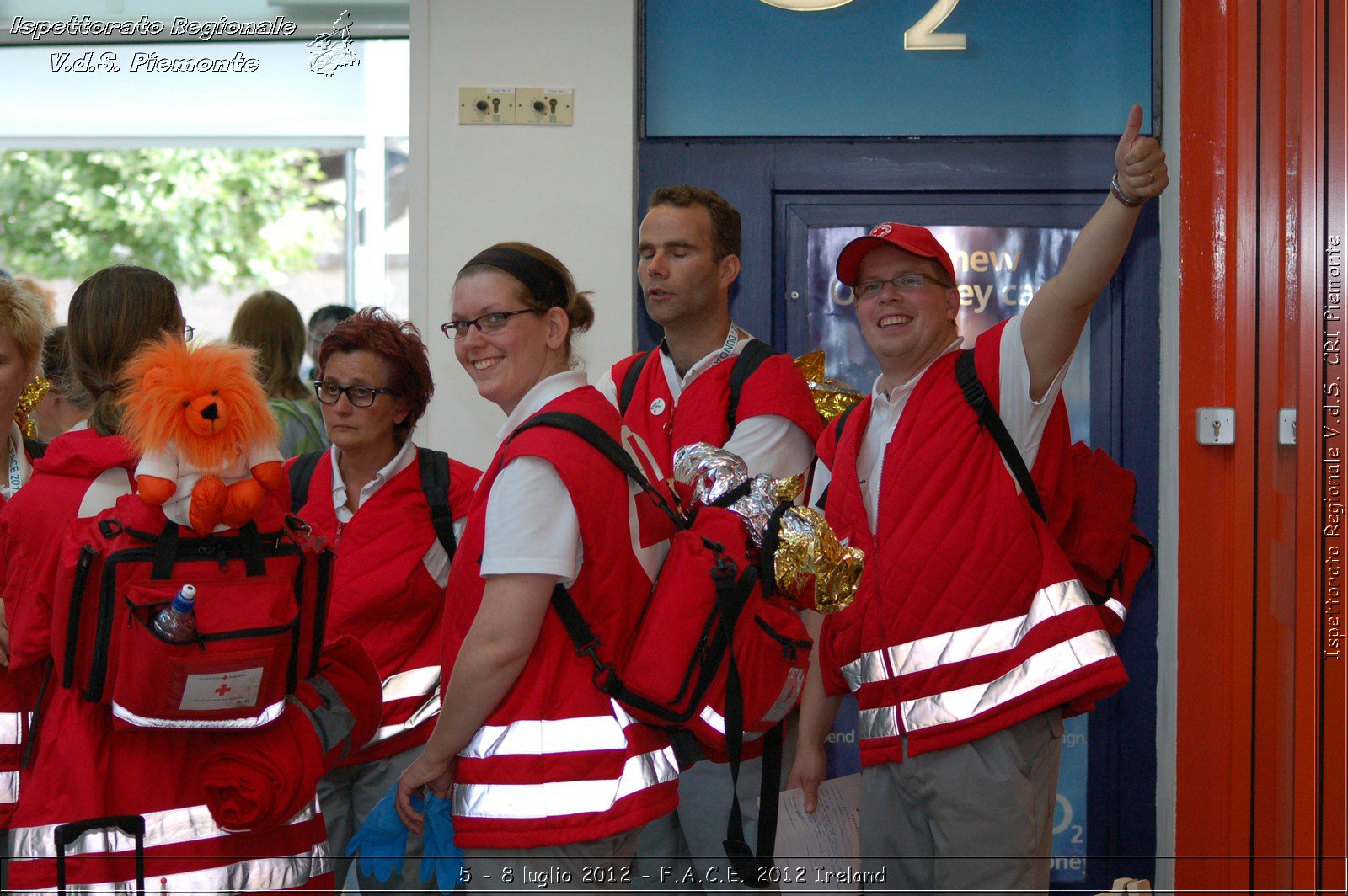 5 - 8 luglio - F.A.C.E. 2012 Ireland - Croce Rossa Italiana - Ispettorato Regionale Volontari del Soccorso del Piemonte