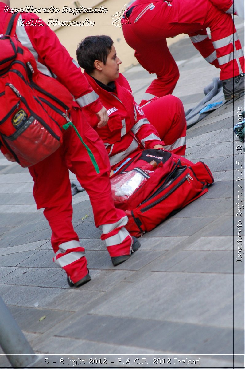 5 - 8 luglio - F.A.C.E. 2012 Ireland - Croce Rossa Italiana - Ispettorato Regionale Volontari del Soccorso del Piemonte