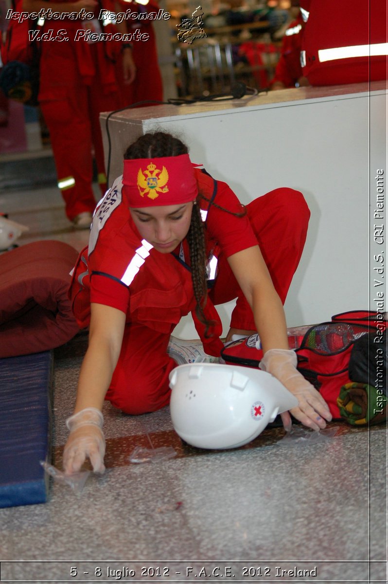 5 - 8 luglio - F.A.C.E. 2012 Ireland - Croce Rossa Italiana - Ispettorato Regionale Volontari del Soccorso del Piemonte