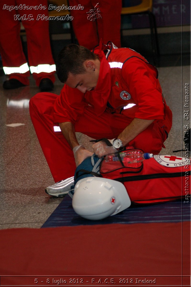 5 - 8 luglio - F.A.C.E. 2012 Ireland - Croce Rossa Italiana - Ispettorato Regionale Volontari del Soccorso del Piemonte