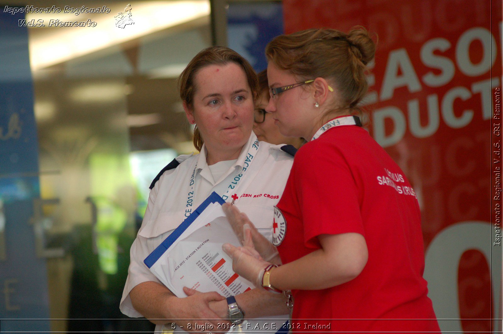 5 - 8 luglio - F.A.C.E. 2012 Ireland - Croce Rossa Italiana - Ispettorato Regionale Volontari del Soccorso del Piemonte