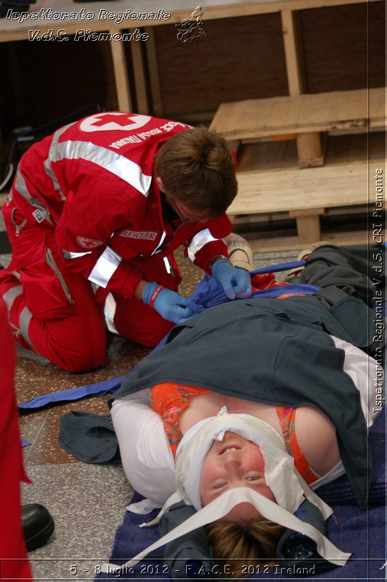 5 - 8 luglio - F.A.C.E. 2012 Ireland - Croce Rossa Italiana - Ispettorato Regionale Volontari del Soccorso del Piemonte