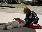 Borgomanero 02/07/2005  - Gara Regionale di Primo Soccorso - Croce Rossa Italiana - Ispettorato Regionale Volontari del Soccorso Piemonte
