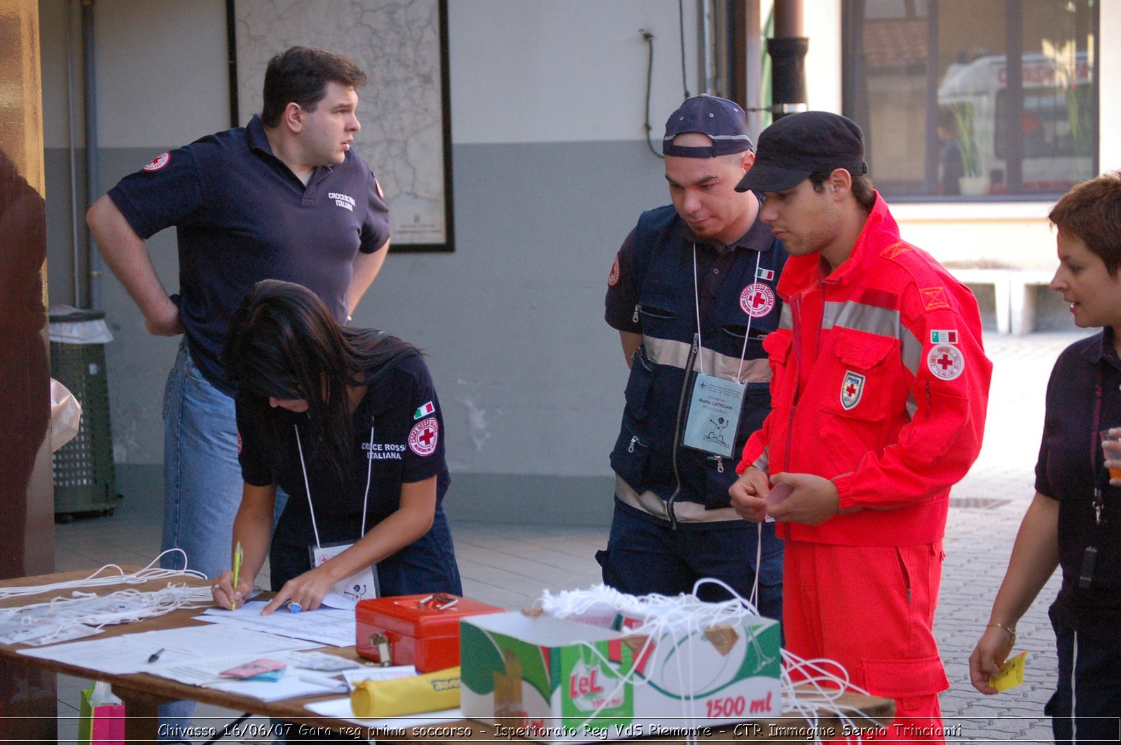 Chivasso - 16 giugno 2007 - Gara Regionale di Primo Soccorso  - Croce Rossa Italiana - Ispettorato Regionale Volontari del Soccorso Piemonte