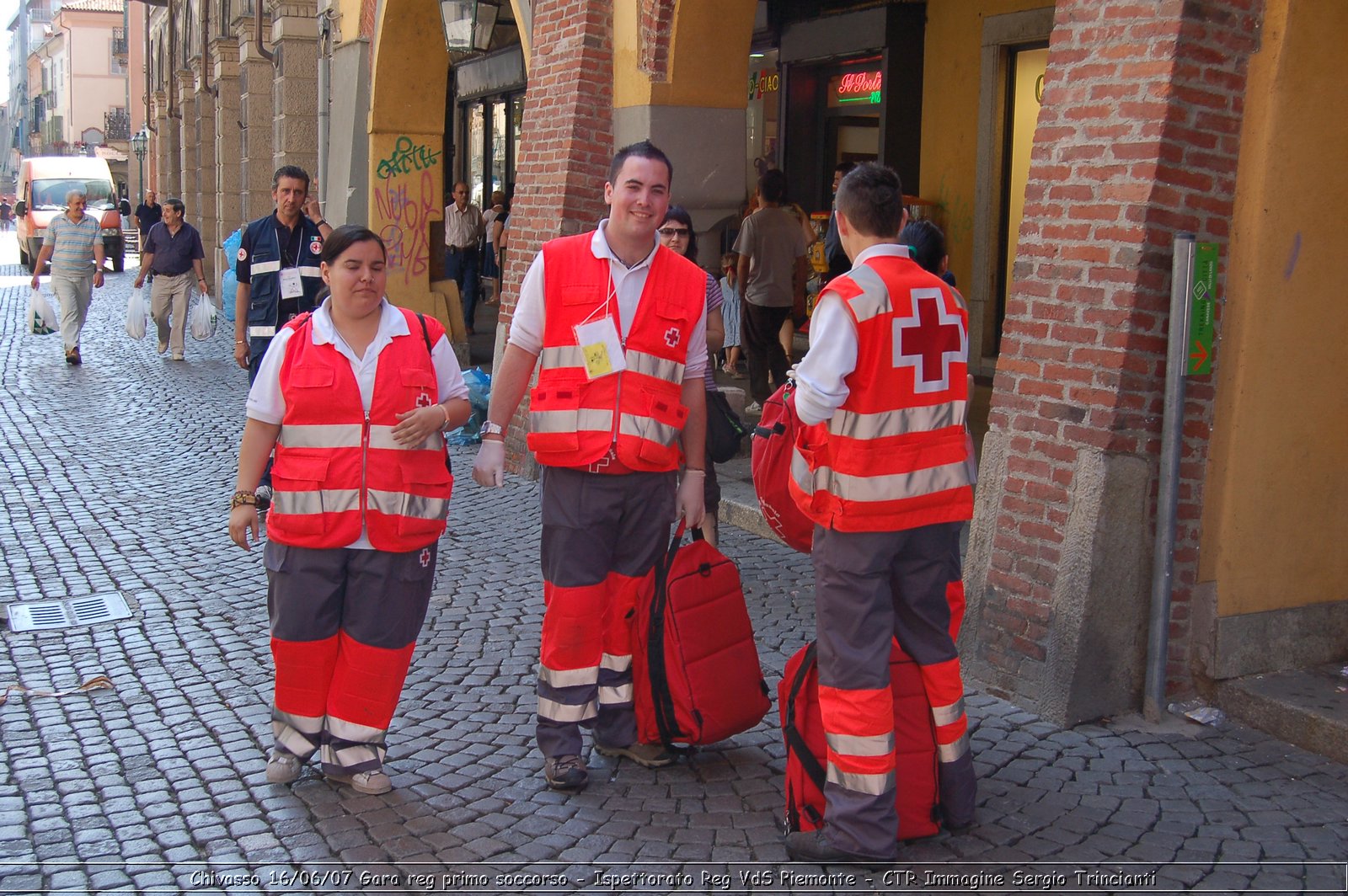 Chivasso - 16 giugno 2007 - Gara Regionale di Primo Soccorso  - Croce Rossa Italiana - Ispettorato Regionale Volontari del Soccorso Piemonte