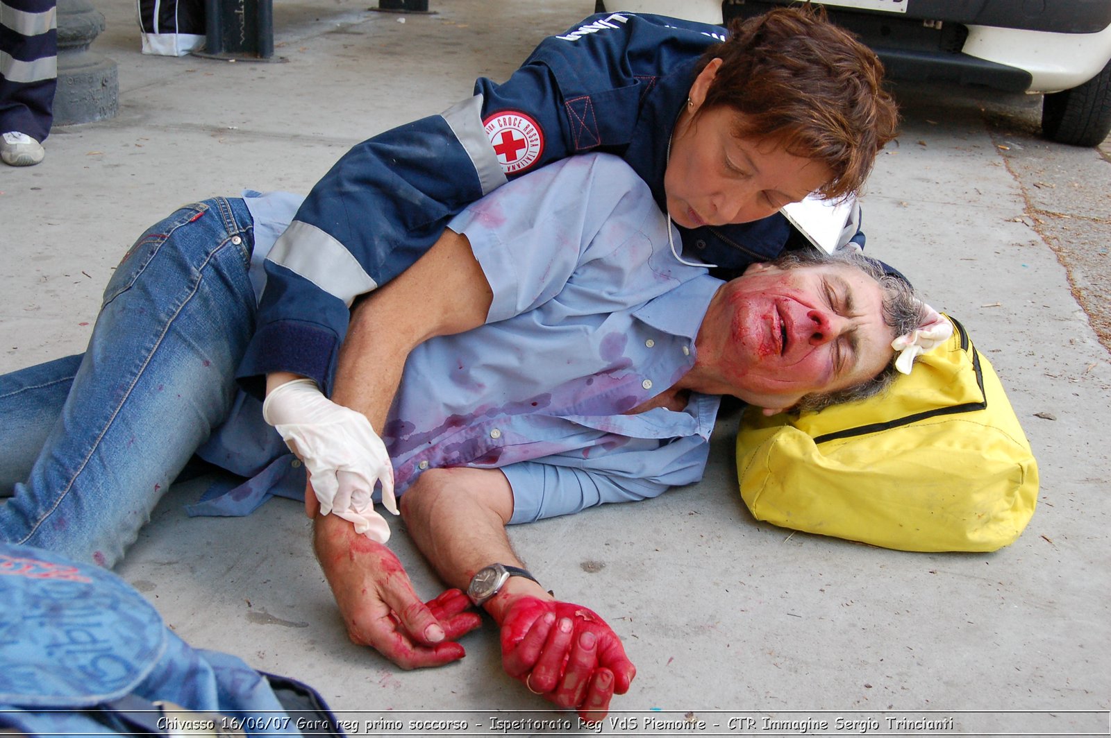 Chivasso - 16 giugno 2007 - Gara Regionale di Primo Soccorso  - Croce Rossa Italiana - Ispettorato Regionale Volontari del Soccorso Piemonte
