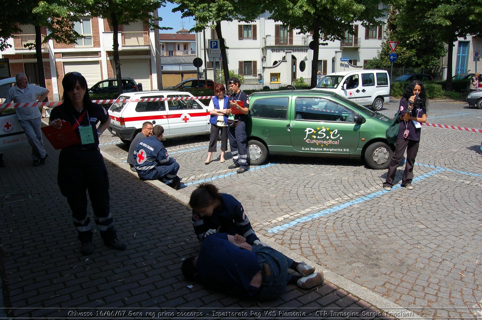 Chivasso - 16 giugno 2007 - Gara Regionale di Primo Soccorso  - Croce Rossa Italiana - Ispettorato Regionale Volontari del Soccorso Piemonte