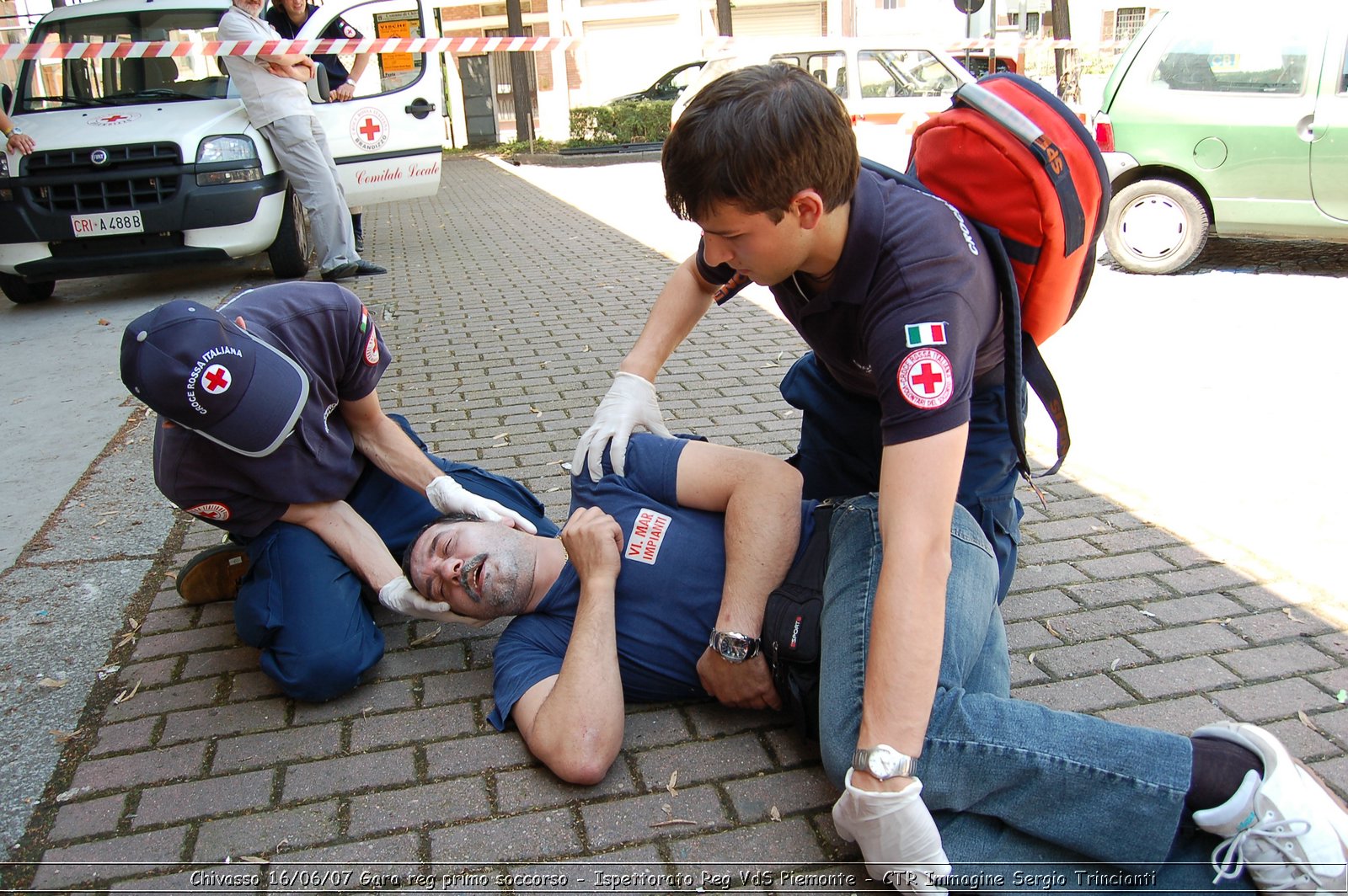 Chivasso - 16 giugno 2007 - Gara Regionale di Primo Soccorso  - Croce Rossa Italiana - Ispettorato Regionale Volontari del Soccorso Piemonte