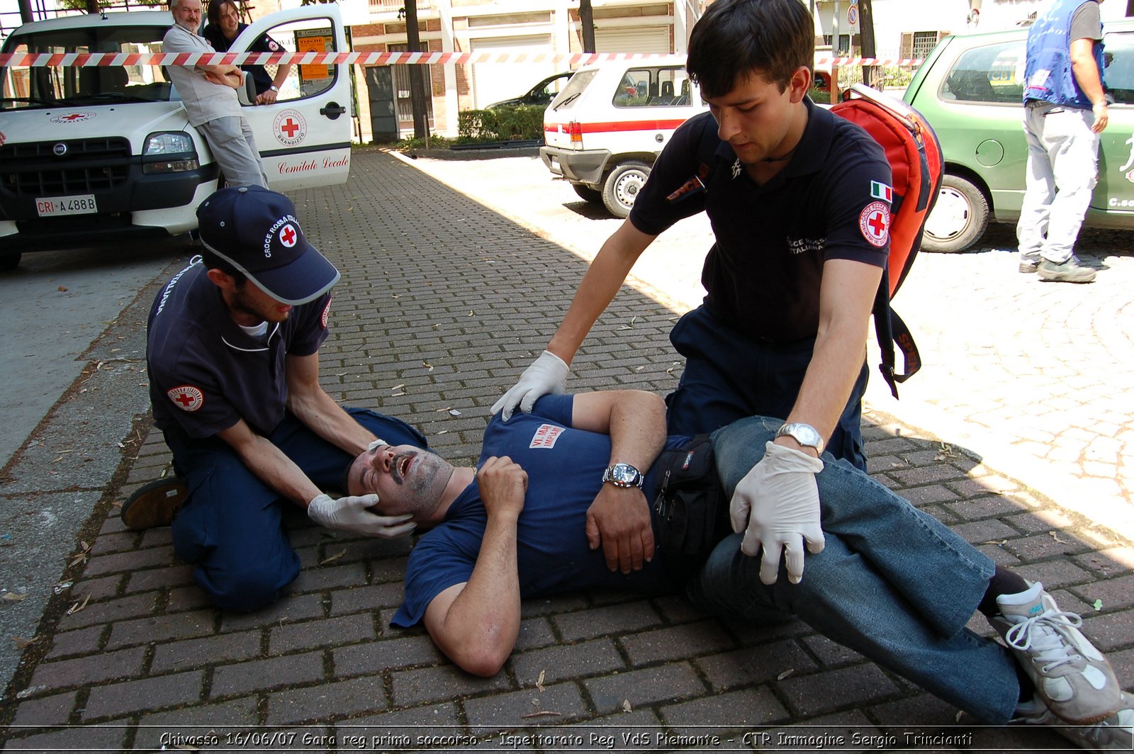 Chivasso - 16 giugno 2007 - Gara Regionale di Primo Soccorso  - Croce Rossa Italiana - Ispettorato Regionale Volontari del Soccorso Piemonte
