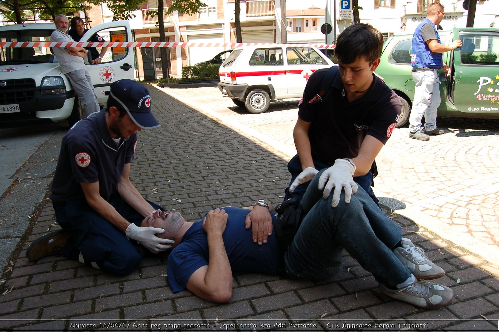 Chivasso - 16 giugno 2007 - Gara Regionale di Primo Soccorso  - Croce Rossa Italiana - Ispettorato Regionale Volontari del Soccorso Piemonte