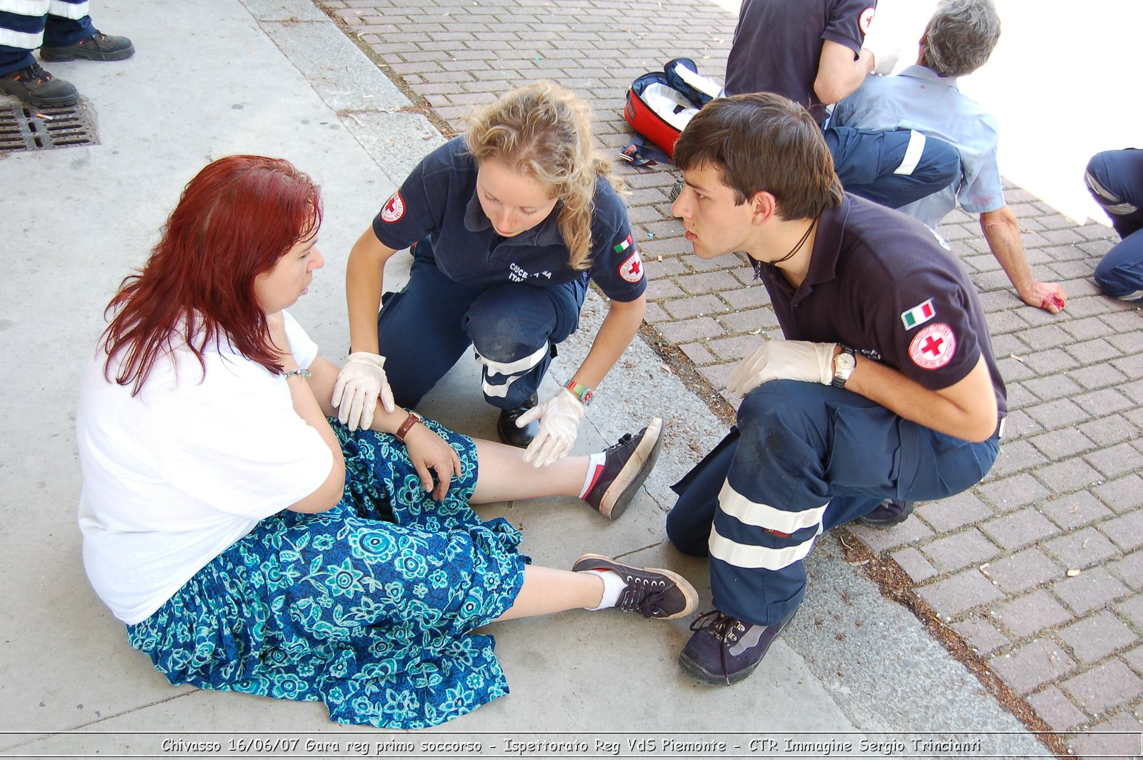 Chivasso - 16 giugno 2007 - Gara Regionale di Primo Soccorso  - Croce Rossa Italiana - Ispettorato Regionale Volontari del Soccorso Piemonte