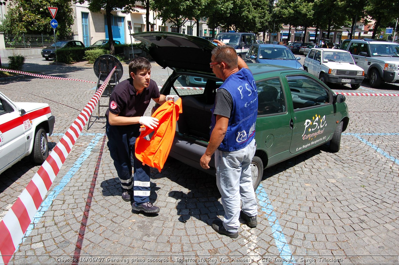 Chivasso - 16 giugno 2007 - Gara Regionale di Primo Soccorso  - Croce Rossa Italiana - Ispettorato Regionale Volontari del Soccorso Piemonte