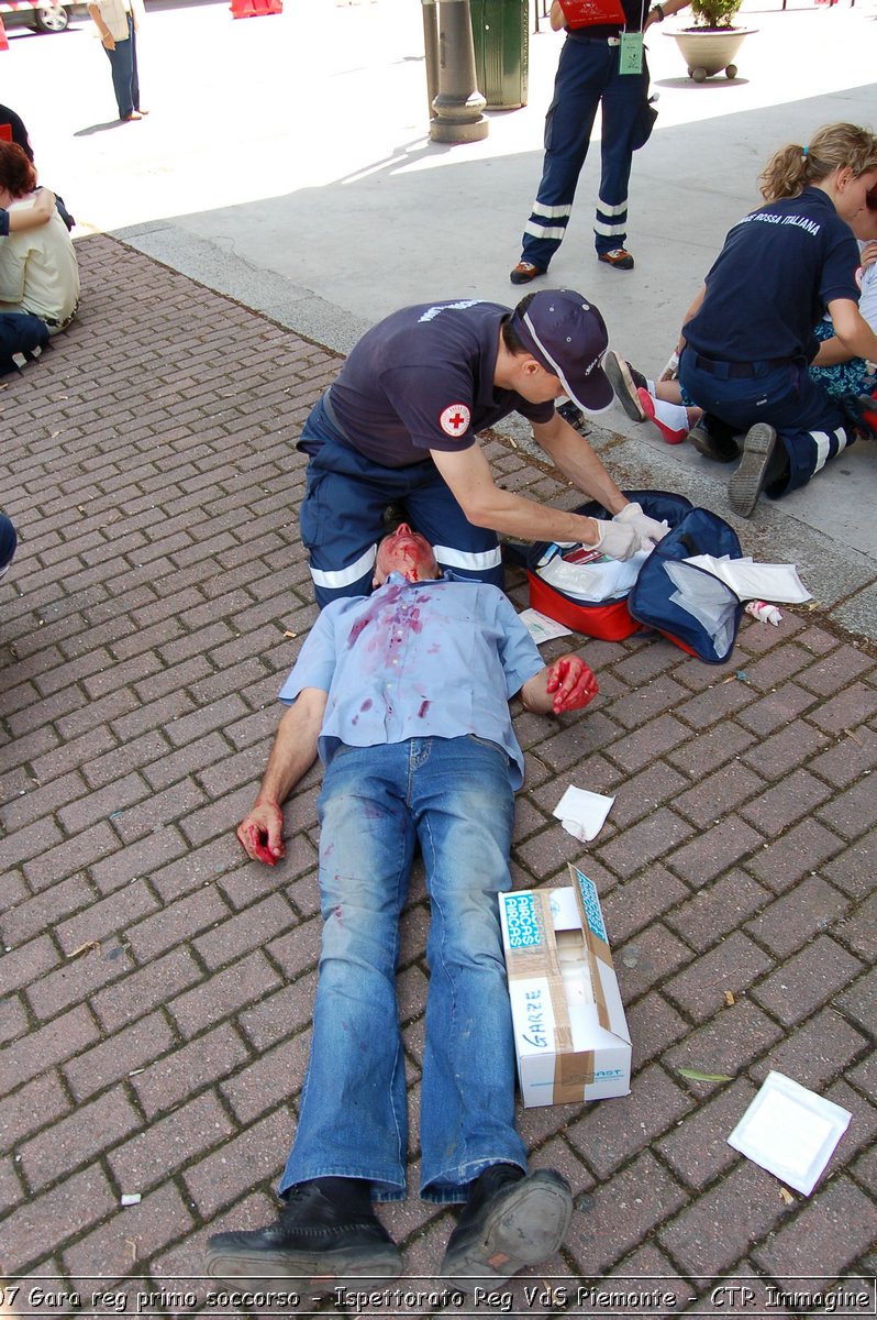 Chivasso - 16 giugno 2007 - Gara Regionale di Primo Soccorso  - Croce Rossa Italiana - Ispettorato Regionale Volontari del Soccorso Piemonte