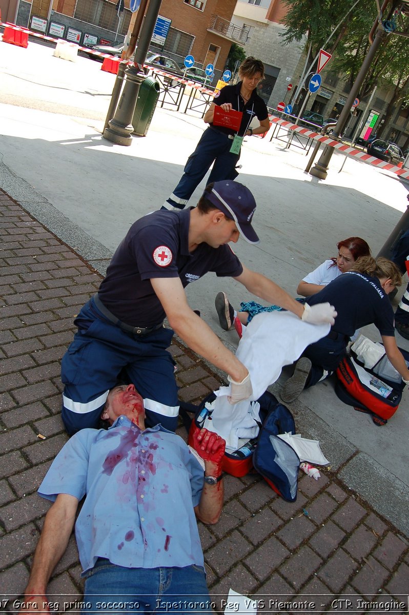 Chivasso - 16 giugno 2007 - Gara Regionale di Primo Soccorso  - Croce Rossa Italiana - Ispettorato Regionale Volontari del Soccorso Piemonte