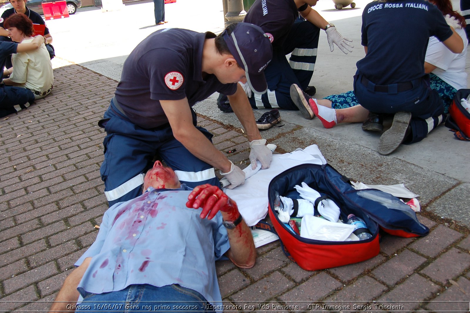 Chivasso - 16 giugno 2007 - Gara Regionale di Primo Soccorso  - Croce Rossa Italiana - Ispettorato Regionale Volontari del Soccorso Piemonte