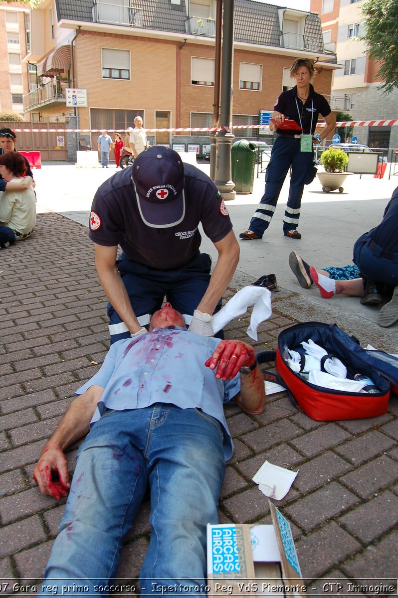 Chivasso - 16 giugno 2007 - Gara Regionale di Primo Soccorso  - Croce Rossa Italiana - Ispettorato Regionale Volontari del Soccorso Piemonte