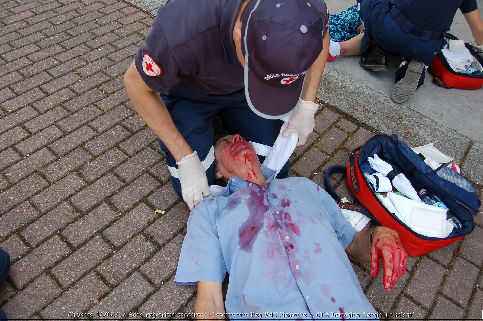 Chivasso - 16 giugno 2007 - Gara Regionale di Primo Soccorso  - Croce Rossa Italiana - Ispettorato Regionale Volontari del Soccorso Piemonte
