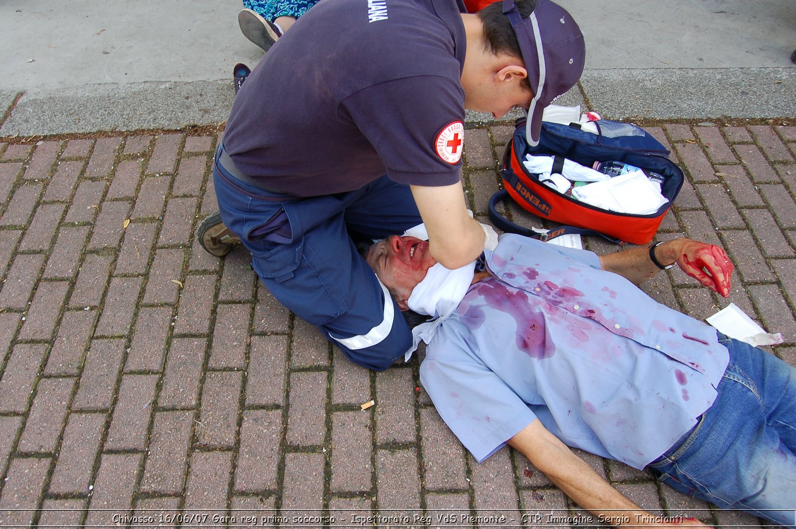 Chivasso - 16 giugno 2007 - Gara Regionale di Primo Soccorso  - Croce Rossa Italiana - Ispettorato Regionale Volontari del Soccorso Piemonte