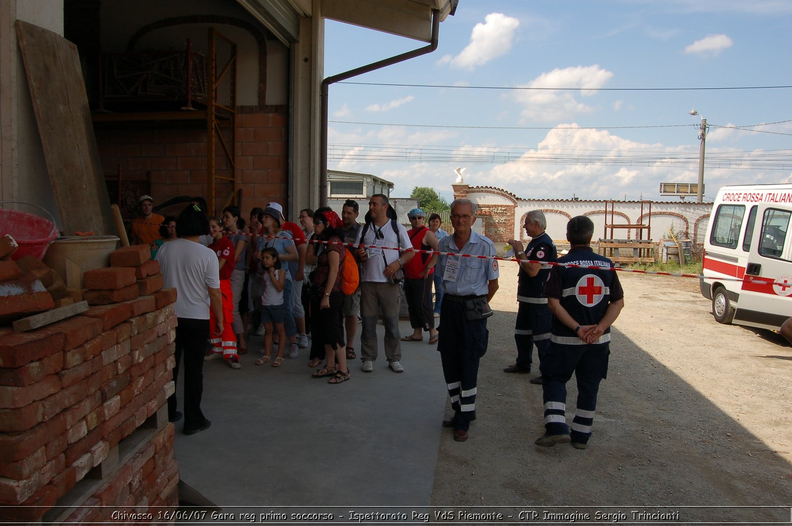 Chivasso - 16 giugno 2007 - Gara Regionale di Primo Soccorso  - Croce Rossa Italiana - Ispettorato Regionale Volontari del Soccorso Piemonte