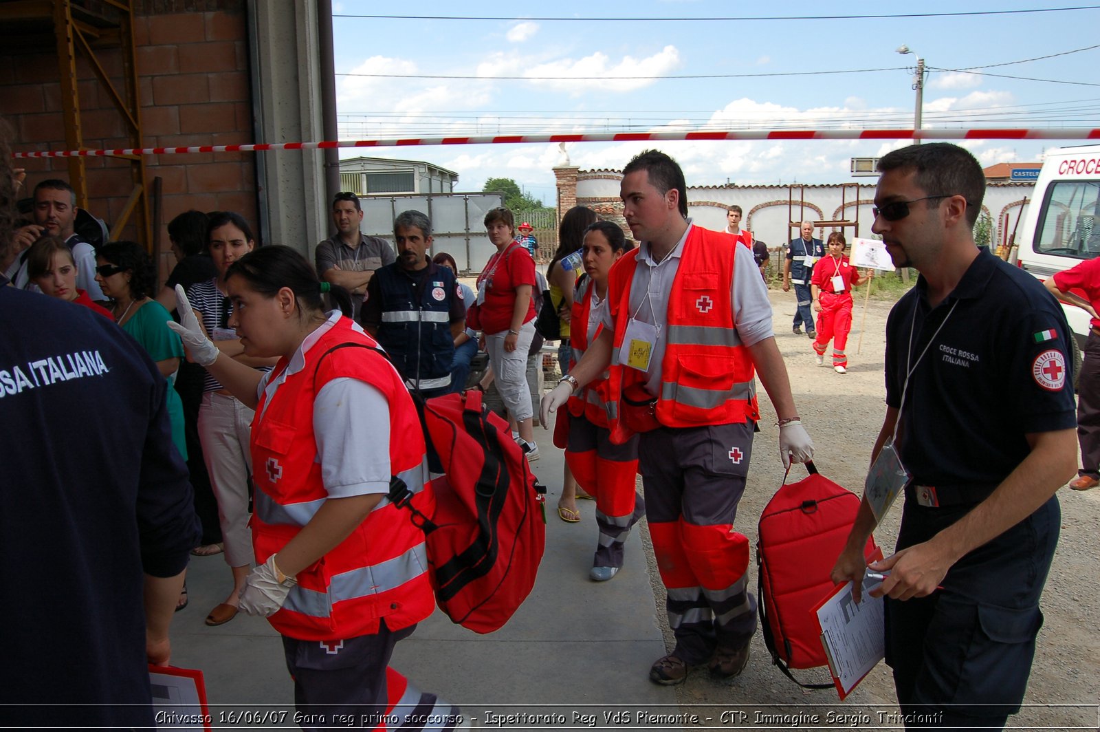 Chivasso - 16 giugno 2007 - Gara Regionale di Primo Soccorso  - Croce Rossa Italiana - Ispettorato Regionale Volontari del Soccorso Piemonte